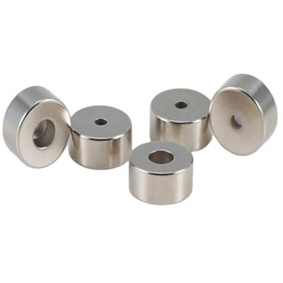 qualité Magnéte néodymium M5 contre-bois 25x4 mm rond perforé industriel usine