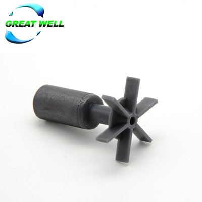 Aimants permanents de ferrite de rotor de pompe à eau d'ODM avec la roue à aubes de roue d'aiguille