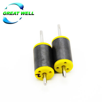 19X20 Injection Molded Ferrite Ndfeb Small Cylinder Magnets Rotor With Shaft